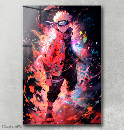 Pintura de explosão de brilho de Naruto