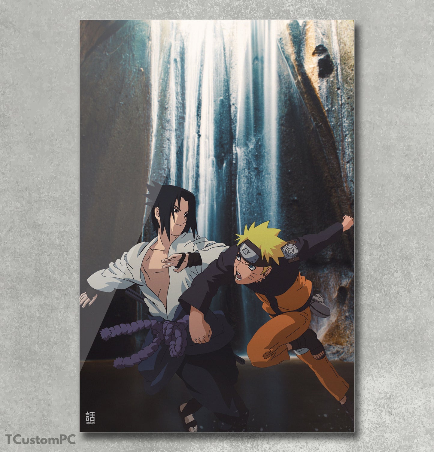 Cuadro Naruto vs Sasuke