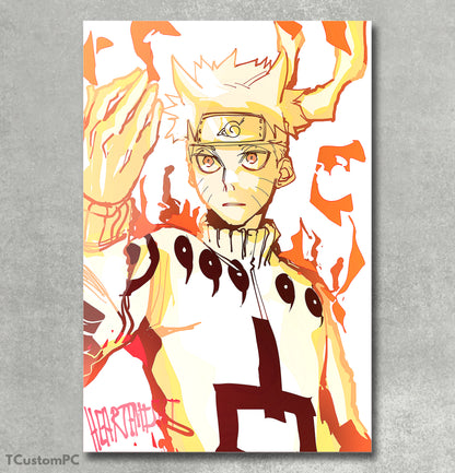 Pintura de Naruto Kyubi