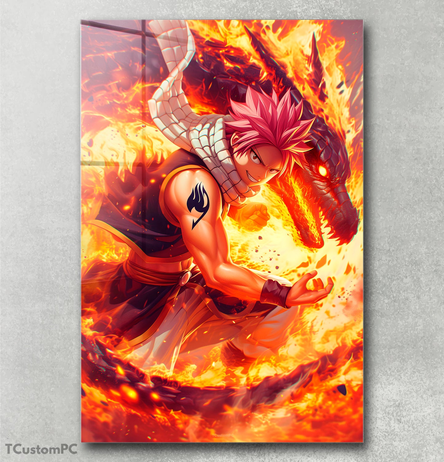 Natsu Dragneel painting