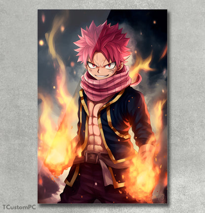 Pintura de Natsu Fairy Tail 2