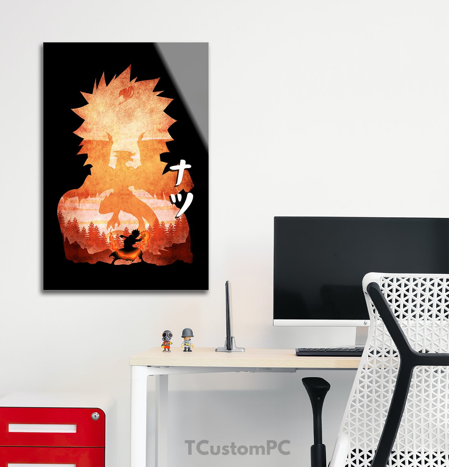 Natsu Minimalist Silhouette painting