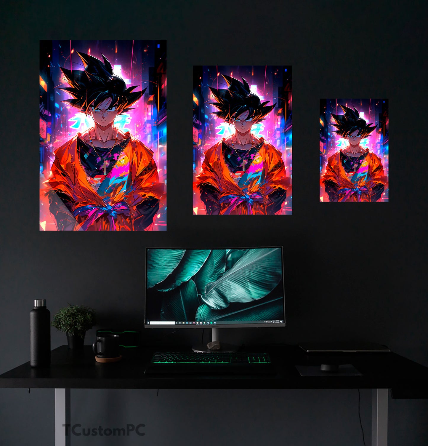 Picture Neon Cyberpunk Goku2