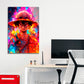 Neon Explosion Luffy Painting