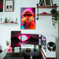 Pintura Neon Explosion Luffy