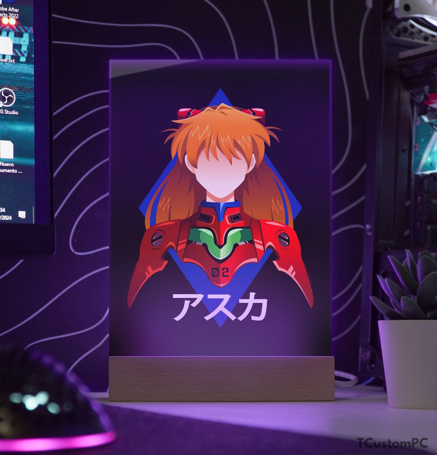 TC-Lamp Neon-Genesis-Evangelion,-Asuka