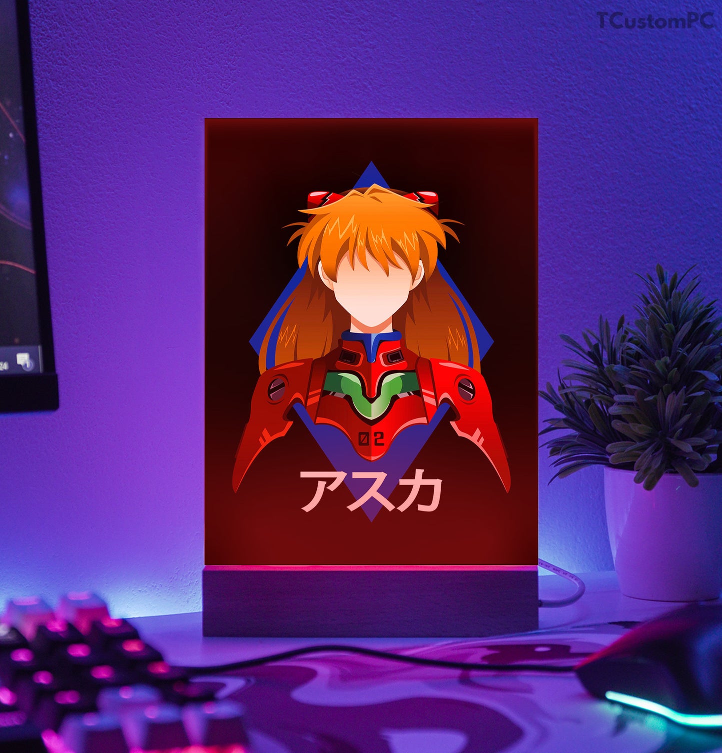 TC-Lamp Neon-Genesis-Evangelion,-Asuka