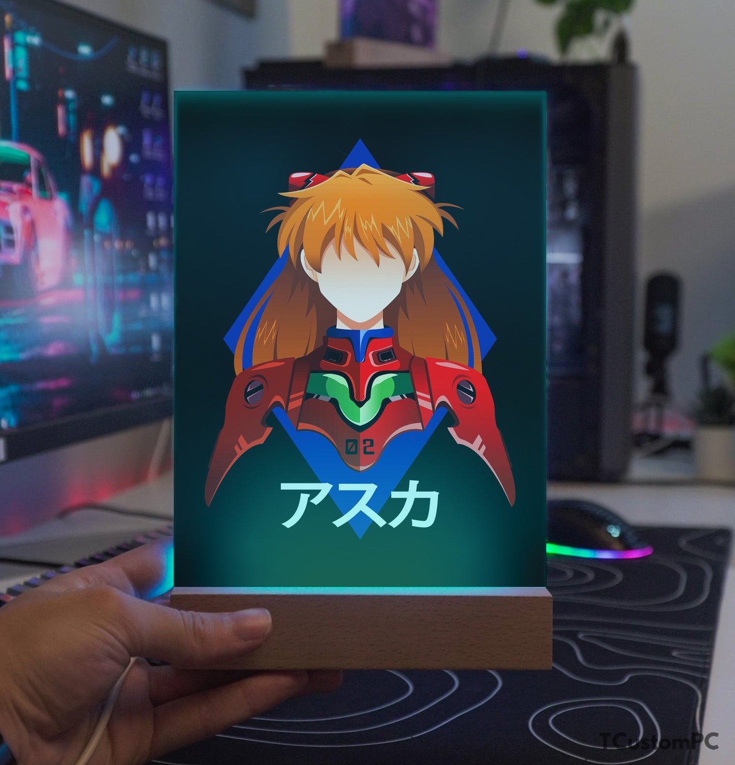 TC-Lamp Neon-Genesis-Evangelion, -Asuka