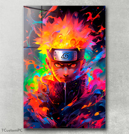 Pintura de néon Naruto