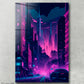 Neon Night City in United Kingdom painting
