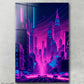 Neon Night City in United States painting