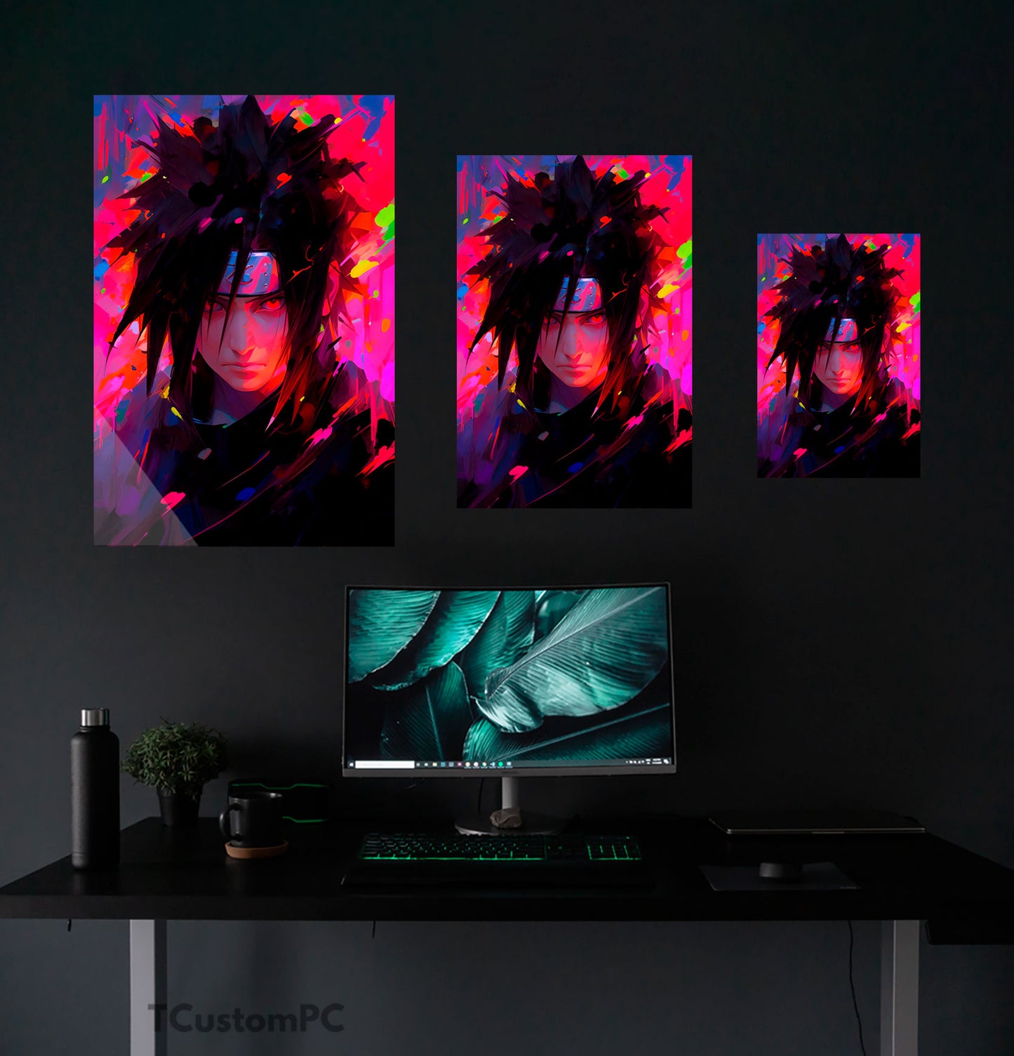 Pintura néon sasuke 2