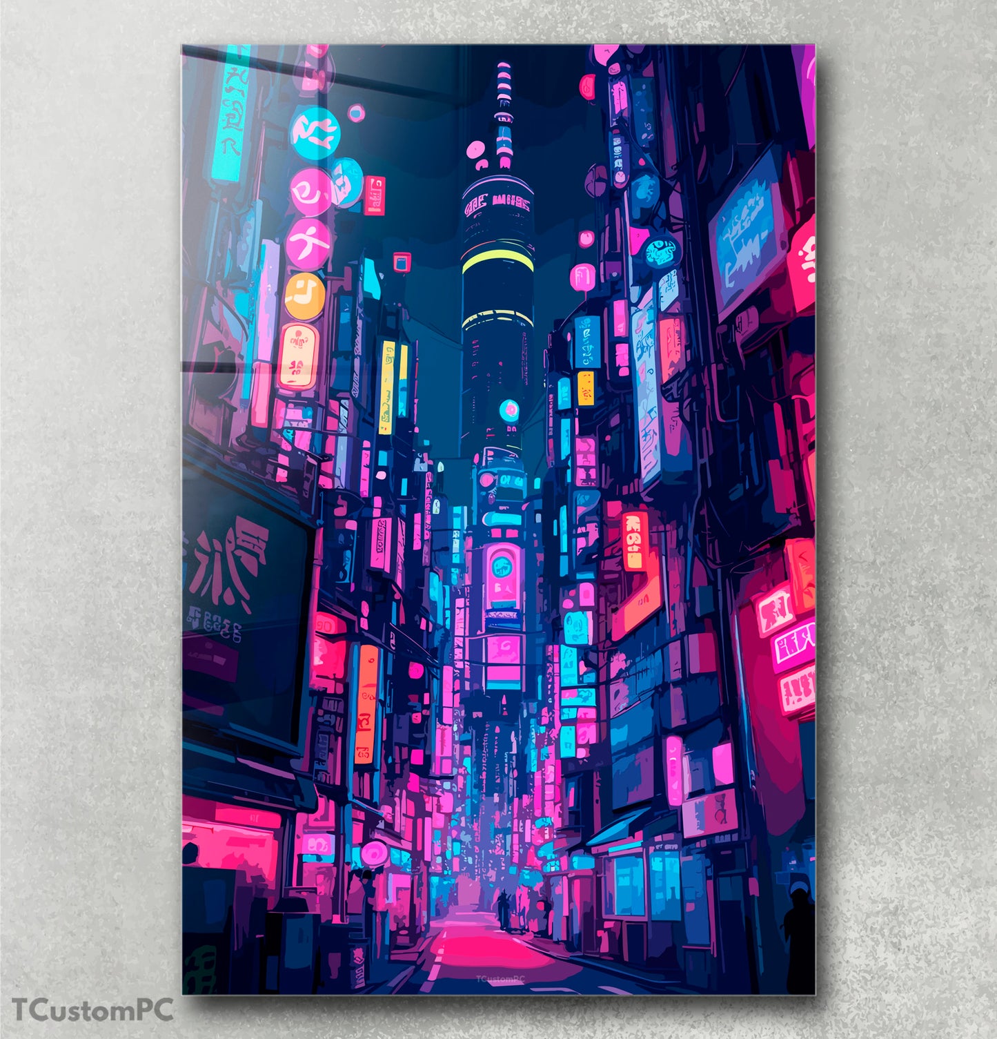 Cuadro Neon Tokyo