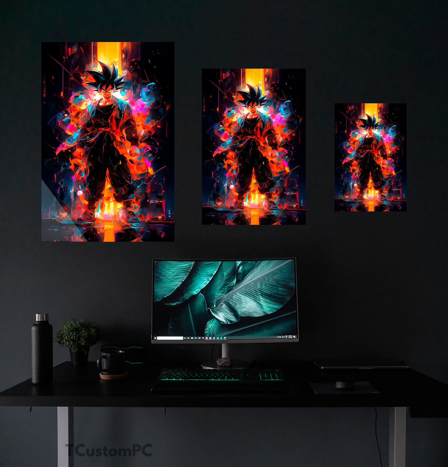 Picture Neon explosion Goku