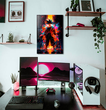 Cuadro Neon explosion Goku