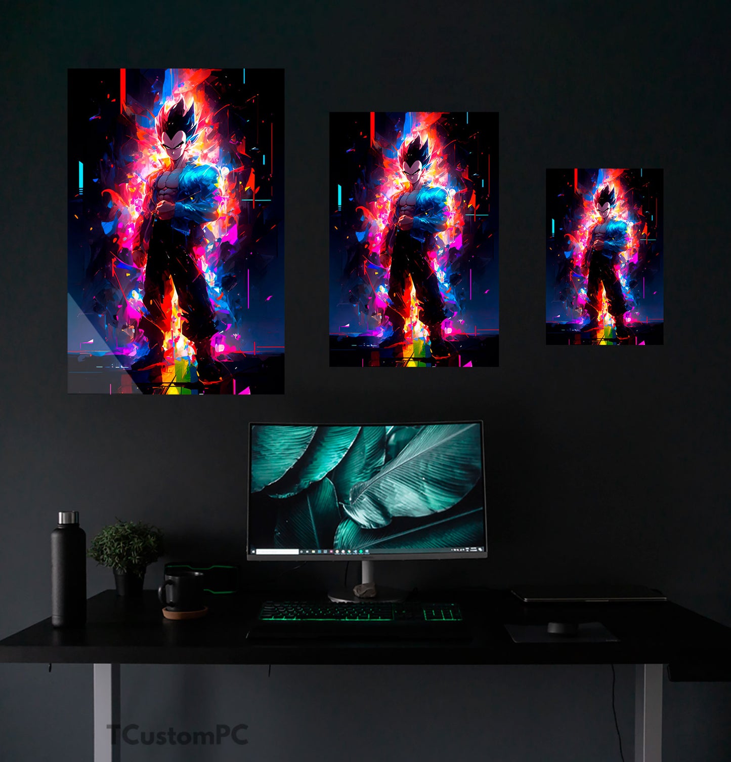 Picture Neon explosion vegeta