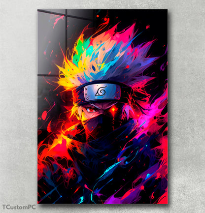 Pintura neon kakashi 2