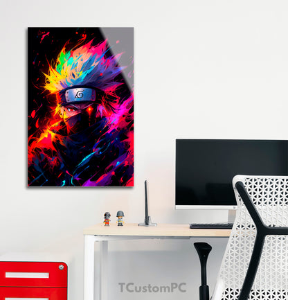 Pintura neon kakashi 2