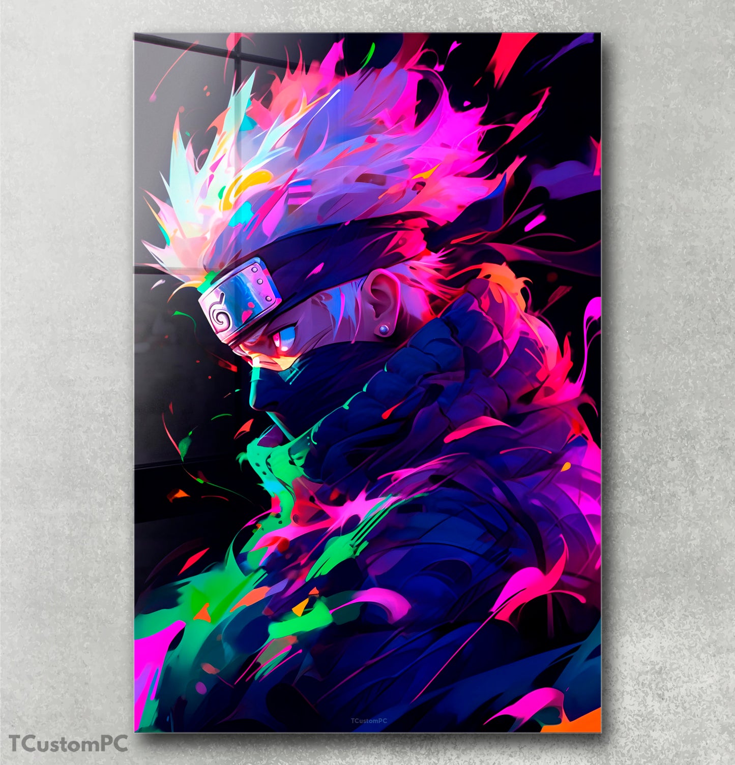 Neon kakashi painting