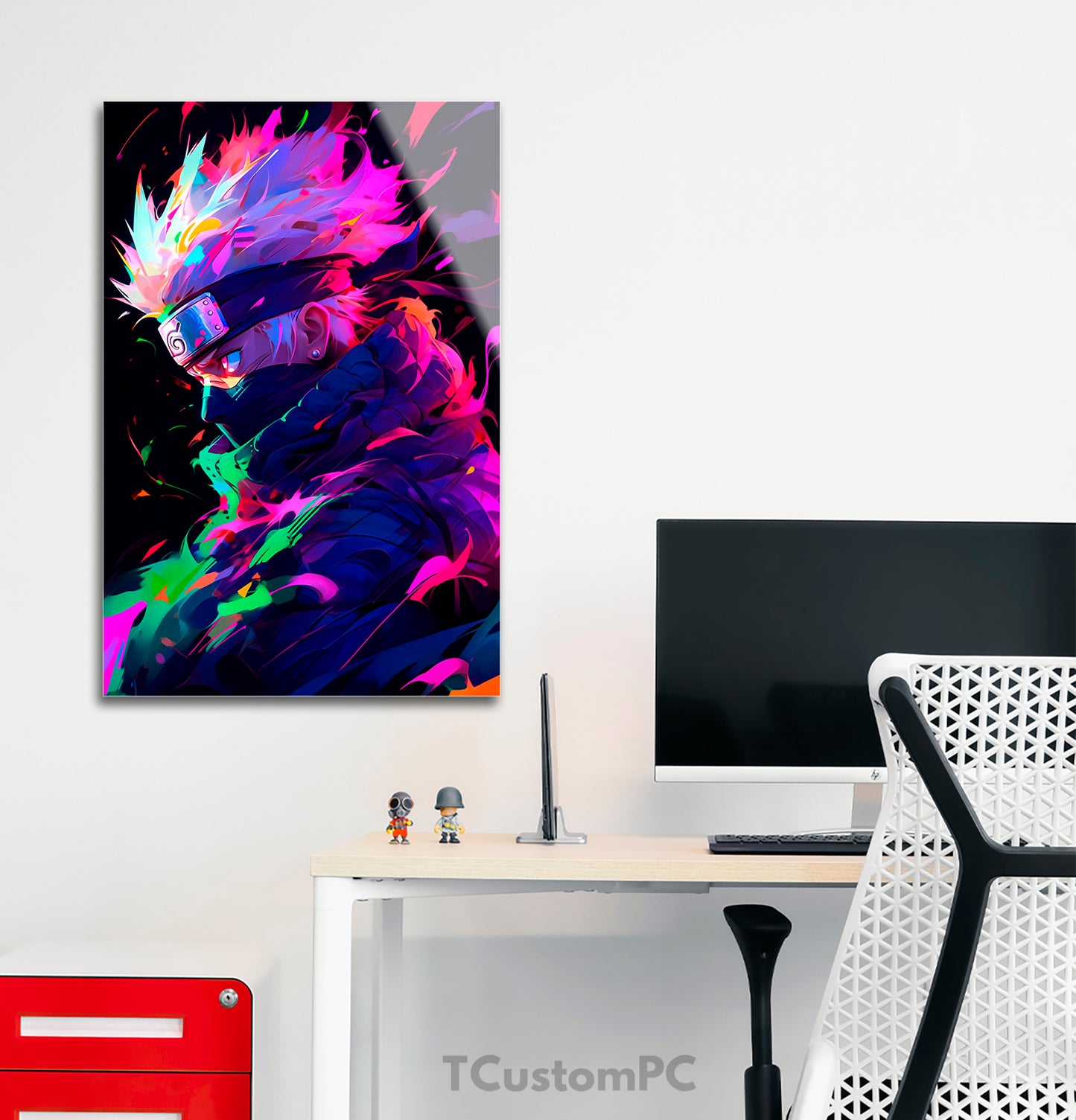 Neon kakashi painting