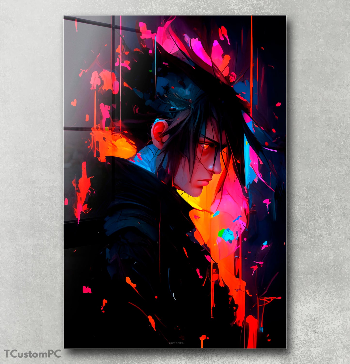 Pintura de néon Sasuke