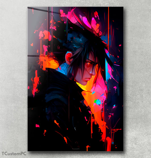 Pintura de néon Sasuke