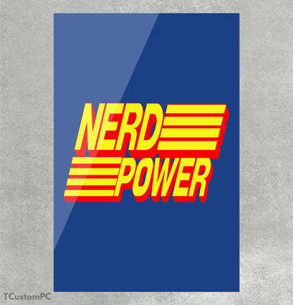 Pintura poderosa nerd