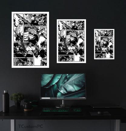 New Manga Style 3 Black Cover Frame, Antler