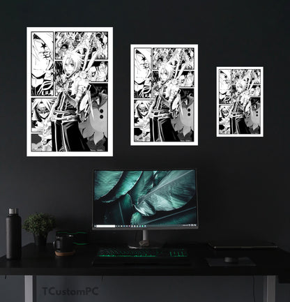 New Manga Style 50 D.Gray man Frame