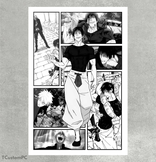 Arte de parede Novo estilo Manga 53 Toji Fushiguro