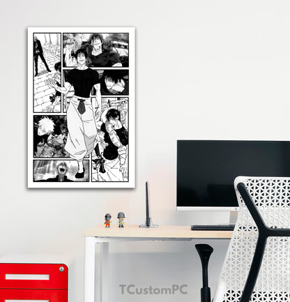 Wall Art New Manga Style 53 Toji Fushiguro