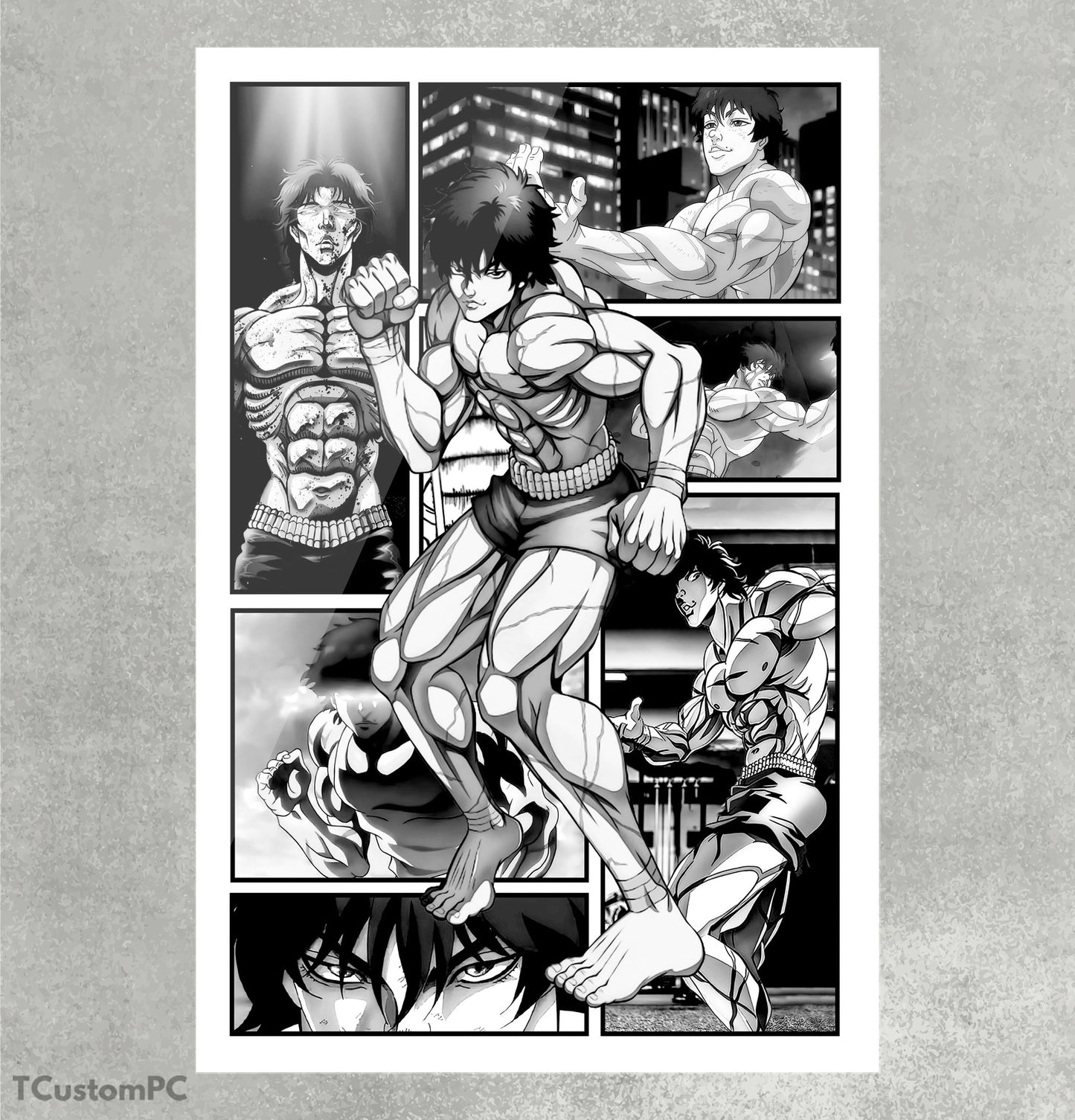 New Manga Style 58 Baki painting