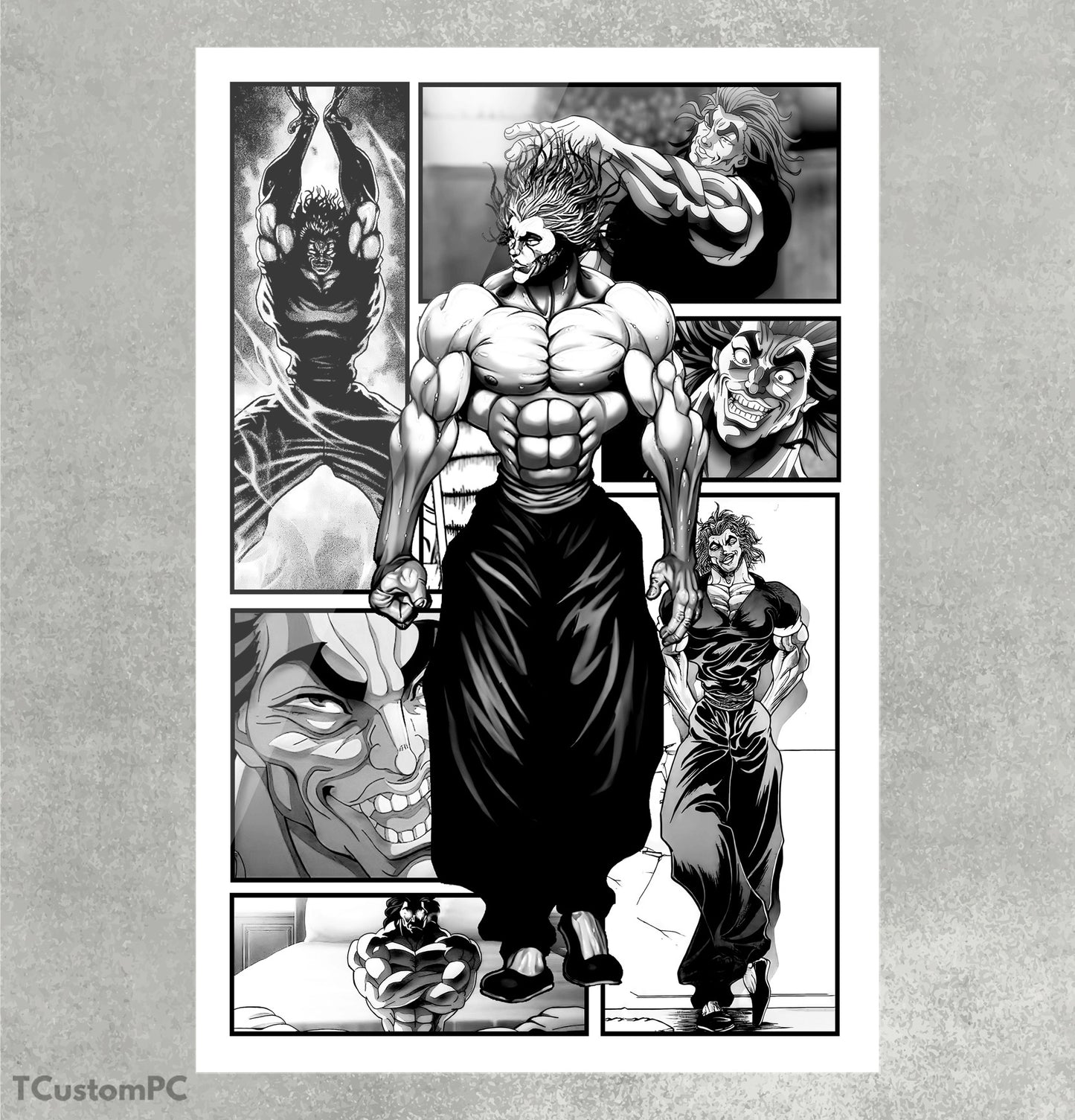 New Manga Style 59 Yujiro Hanma Painting