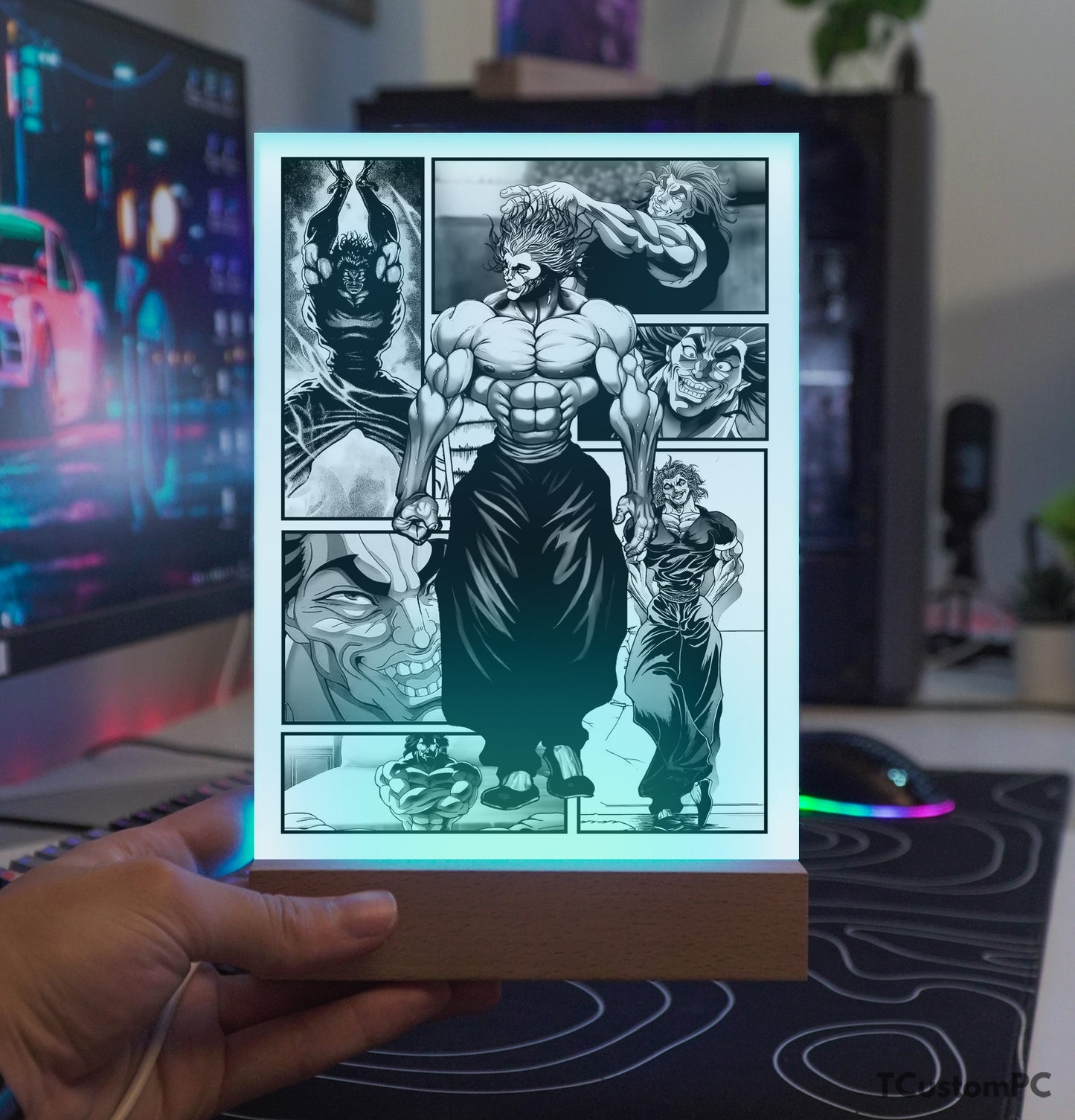 TC-Lamp Novo estilo mangá 59 Yujiro Hanma