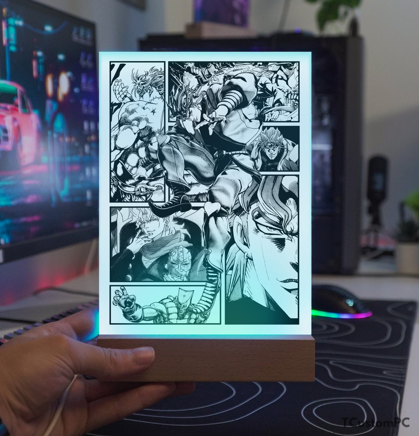 TC-Lamp Novo estilo mangá 6 JoJo's