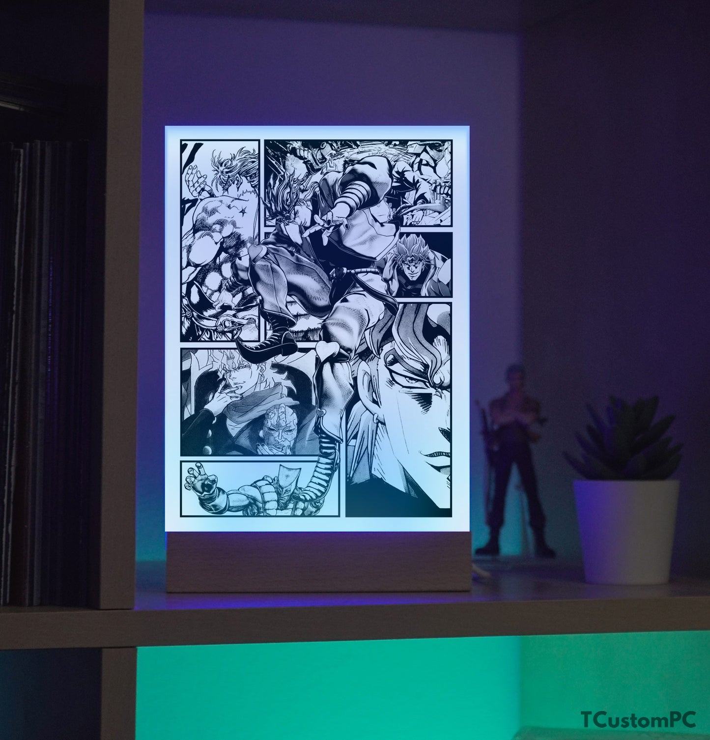 TC-Lamp Novo estilo mangá 6 JoJo's