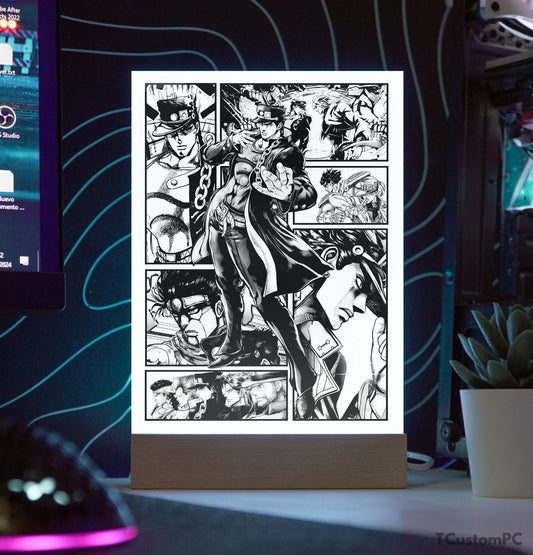 TC-Lamp Novo estilo mangá 7 JoJo's