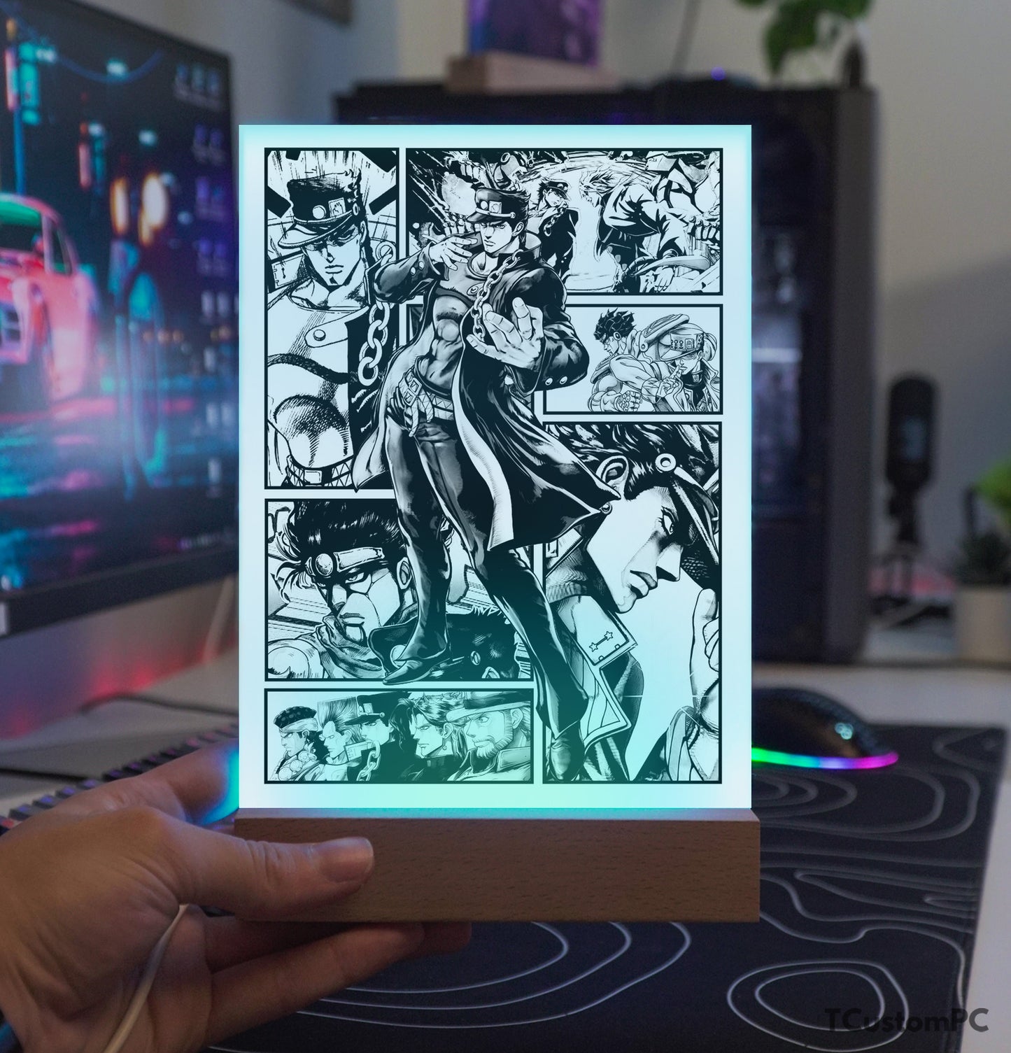 TC-Lamp Novo estilo mangá 7 JoJo's