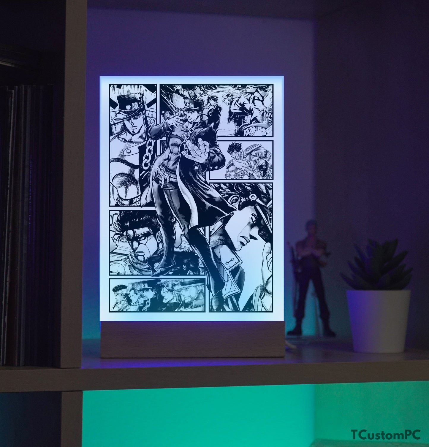 TC-Lamp Novo estilo mangá 7 JoJo's