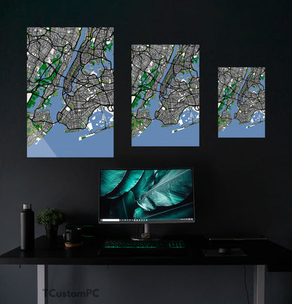 Pintura Map300 de Nova York