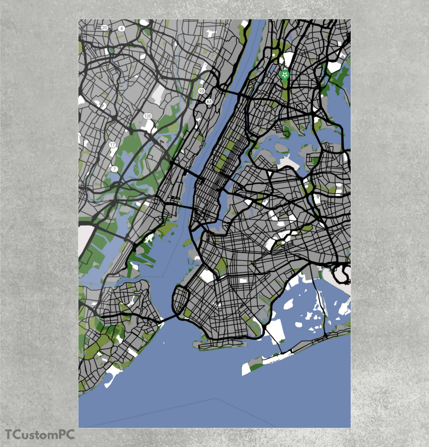 New York Map300