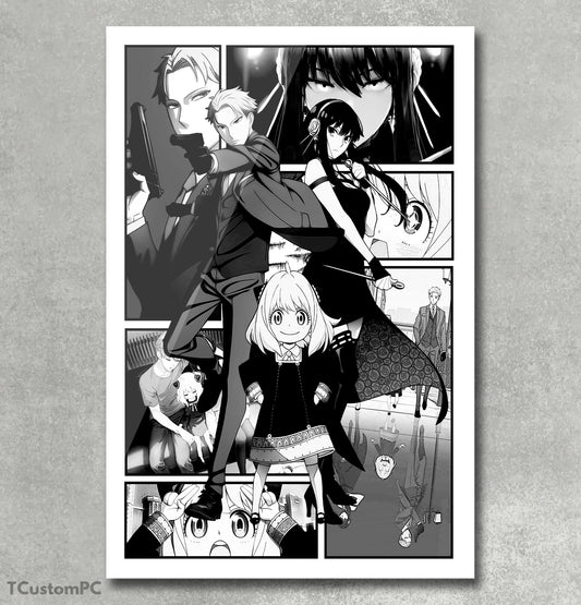 New Manga Style 15 Spy x Family Painting