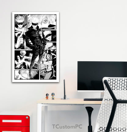 Wall Art New Manga Style 16 Gojo Satoru