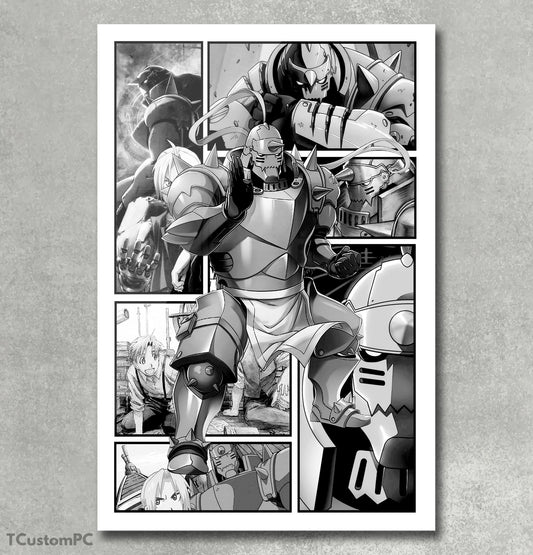 Frame New Manga Style 29 Fullmetal Alchemist, Alphonse Elric