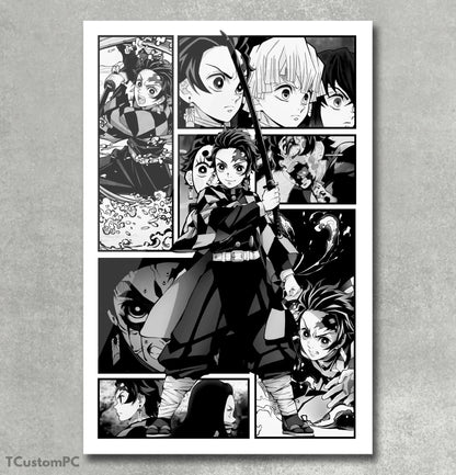 Frame New Manga Style 35 Tanjiro