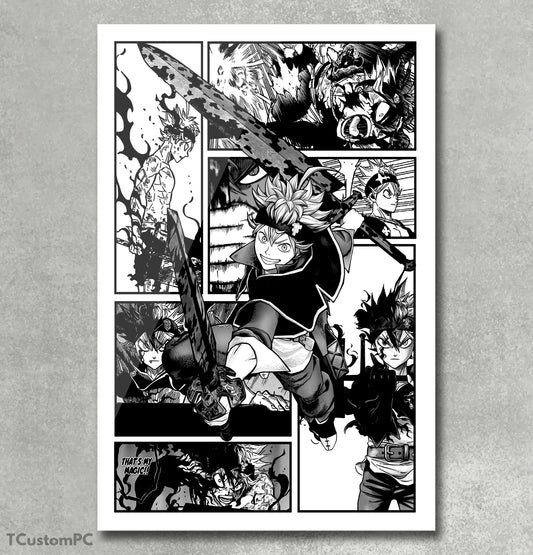 New Manga Style 3 Black Cover Frame, Antler