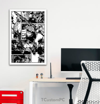 New Manga Style 3 Black Cover Frame, Antler