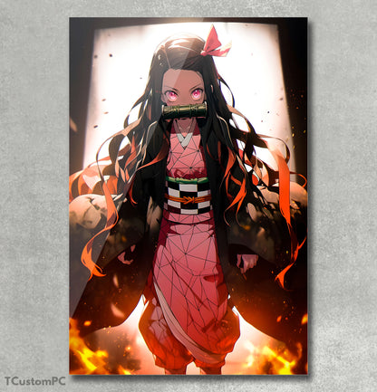 Nezuko Demon Slayer painting