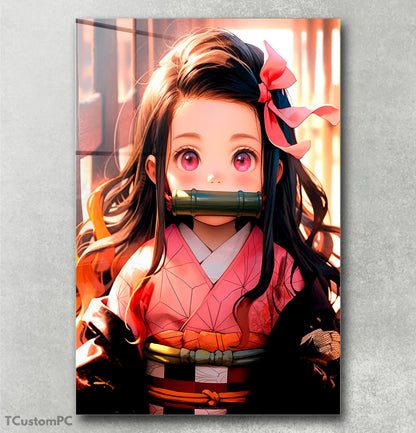 Nezuko chibi painting