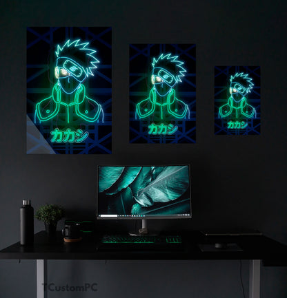 Pintura do Professor Ninja Kakashi